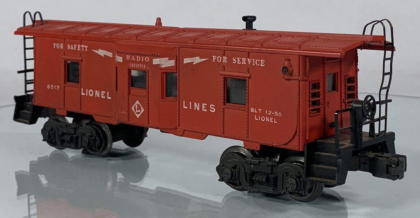 LIONEL • O GAUGE • 1955-1959 Postwar 6517 Bay Window Caboose • Loose • VG COND
