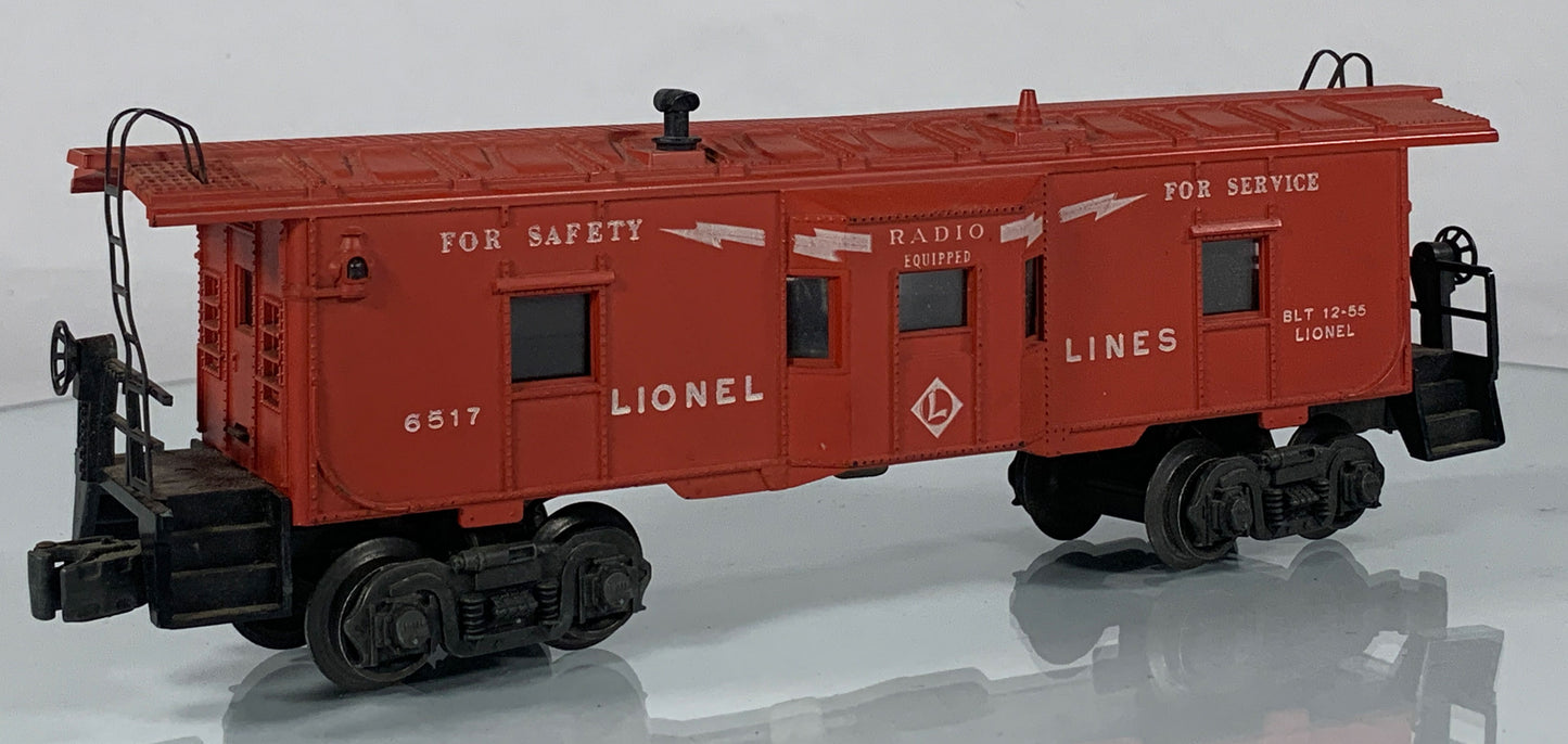 LIONEL • O GAUGE • 1955-1959 Postwar 6517 Bay Window Caboose • Loose • VG COND