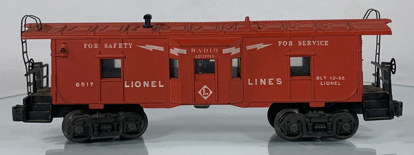 LIONEL • O GAUGE • 1955-1959 Postwar 6517 Bay Window Caboose • Loose • VG COND