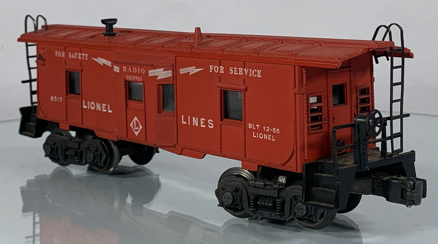 LIONEL • O GAUGE • 1955-1959 Postwar 6517 Bay Window Caboose • Loose • VG COND