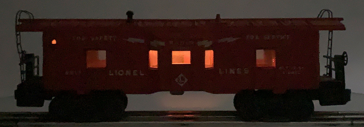 LIONEL • O GAUGE • 1955-1959 Postwar 6517 Bay Window Caboose • Loose • VG COND
