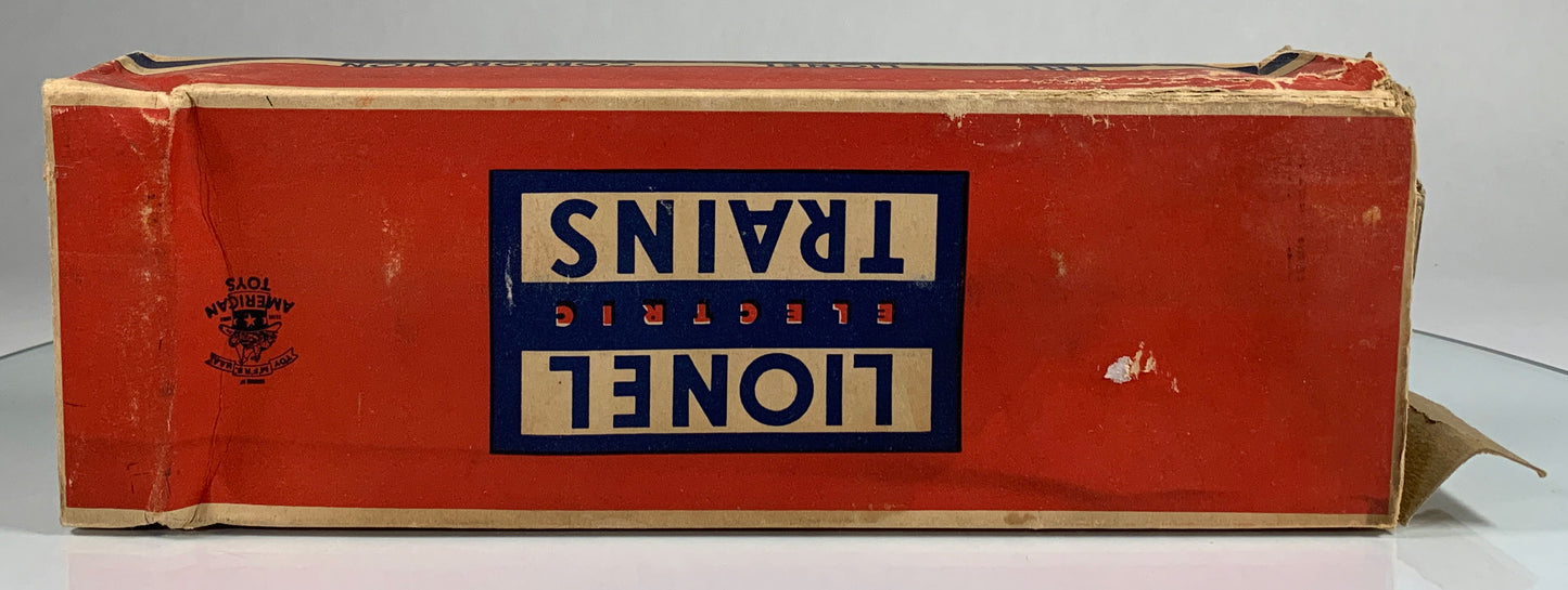 LIONEL • O GAUGE • 1958 Postwar 6519 Allis Chalmers Flat Car • Original Box • EXCELLENT COND