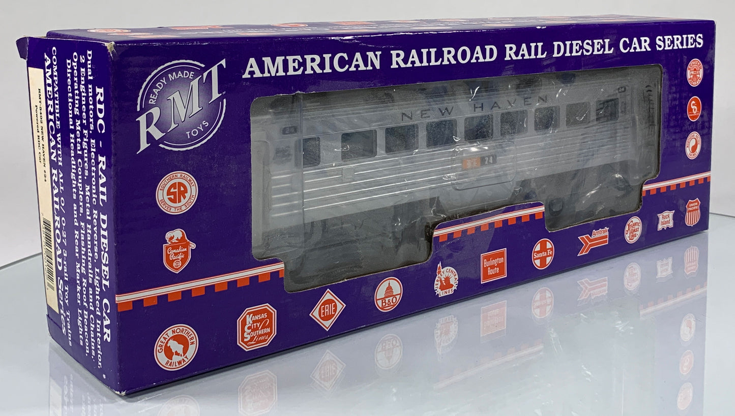 READY MADE TOYS • O GAUGE • 2003 New Haven Rail Diesel Car RMT-5492 • EX COND