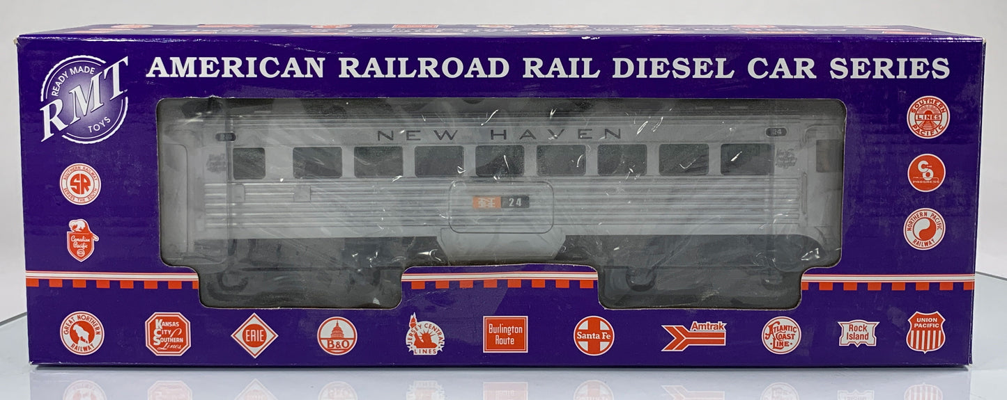 READY MADE TOYS • O GAUGE • 2003 New Haven Rail Diesel Car RMT-5492 • EX COND
