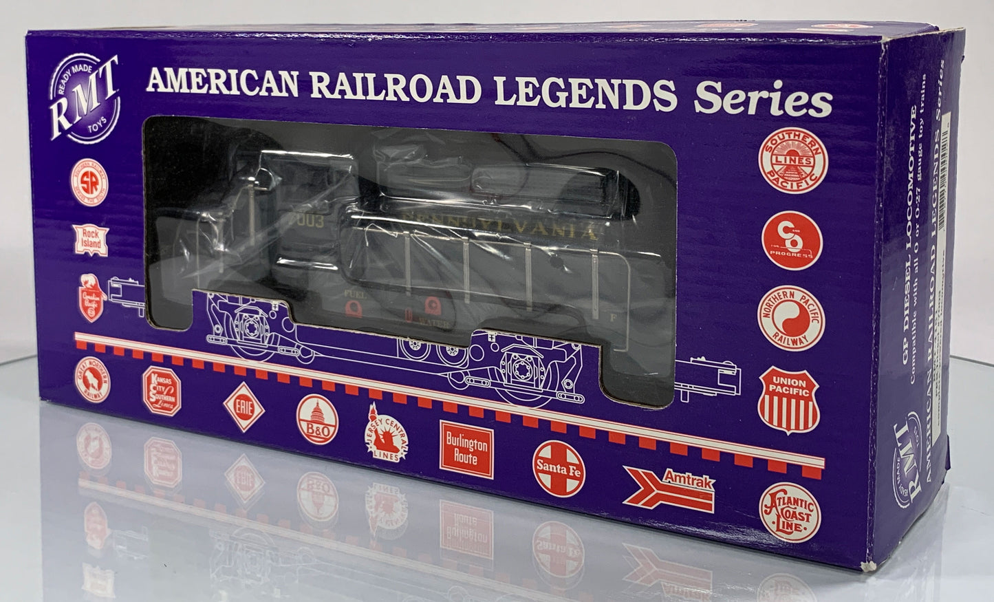 READY MADE TOYS • O GAUGE • 2003 Pennsylvania GP Diesel RMT-4151 • EX COND