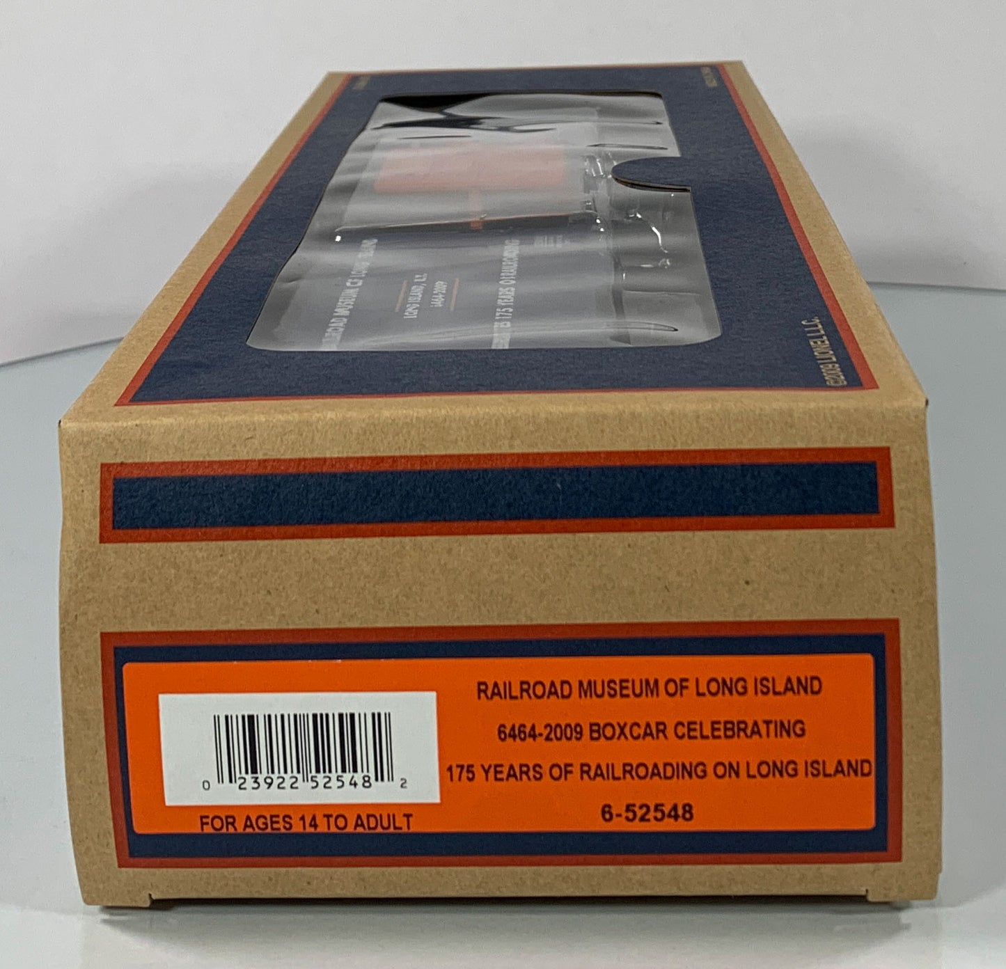LIONEL • O GAUGE • 2009 Railroad Museum of Long Island Boxcar 6-52548 • NEW OLD STOCK