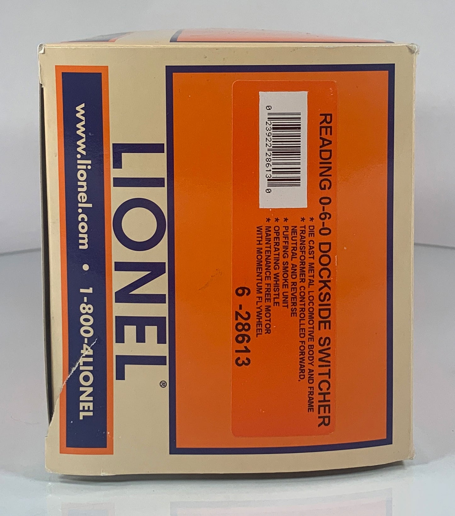 LIONEL • O GAUGE • 2004 Reading Dockside Switcher 6-28613 • NEW OLD STOCK