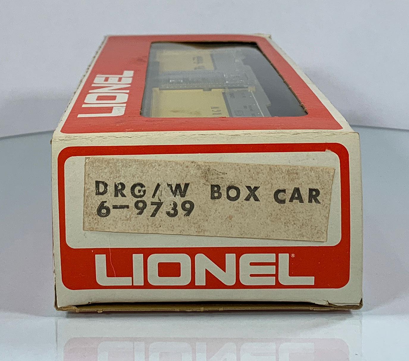 LIONEL • O GAUGE • 1974 Denver & Rio Grande Western Boxcar 6-9739 • EX COND