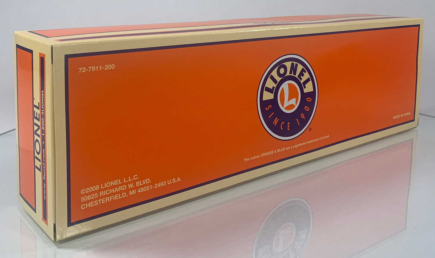 LIONEL • O GAUGE • LOTS 2008 Santa Fe Warbonnet Flatcar with Tractor & Trailer Cab 6-52523 • NEW OLD STOCK