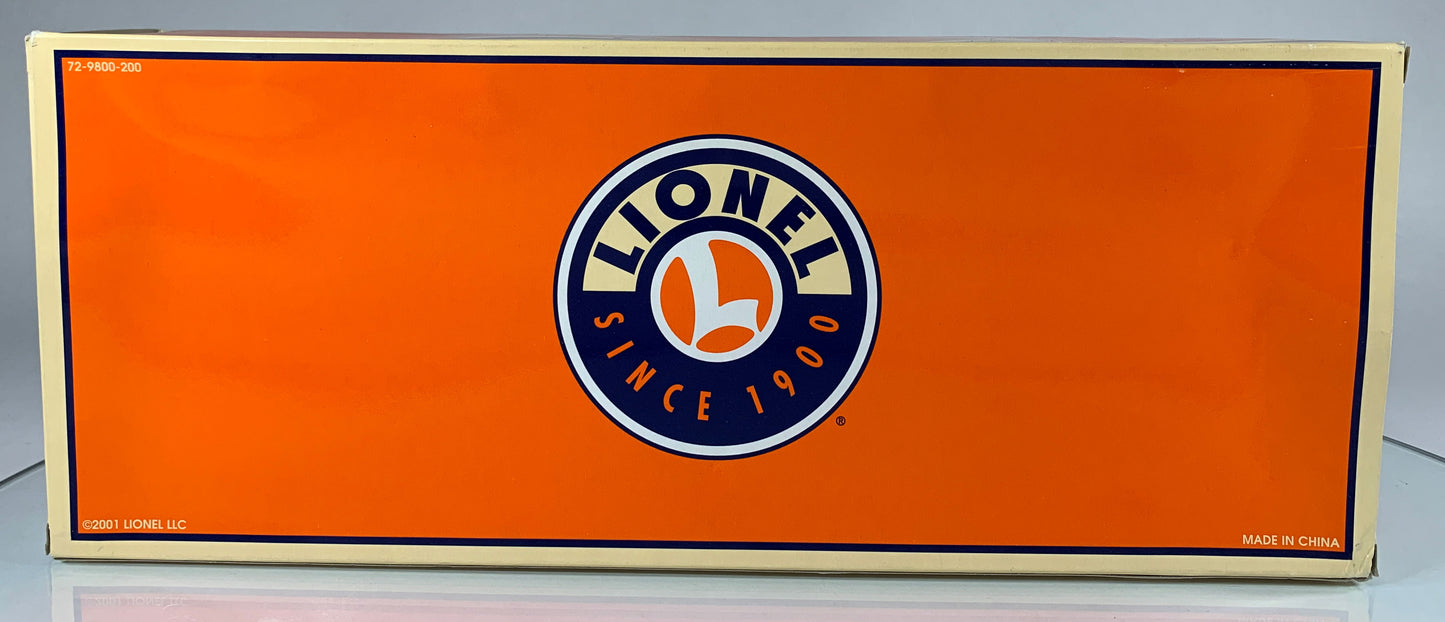 LIONEL • O GAUGE • 2002 Santa Fe Double Door Box Car w/Auto Frames 6-17280 • NEW OLD STOCK