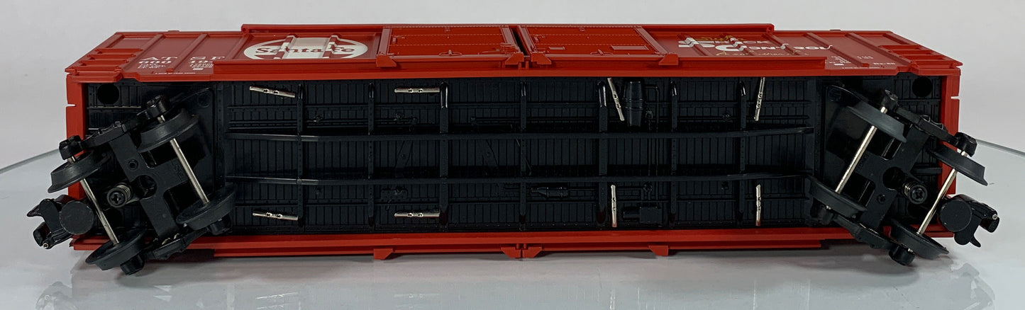 LIONEL • O GAUGE • 2002 Santa Fe Double Door Box Car w/Auto Frames 6-17280 • NEW OLD STOCK