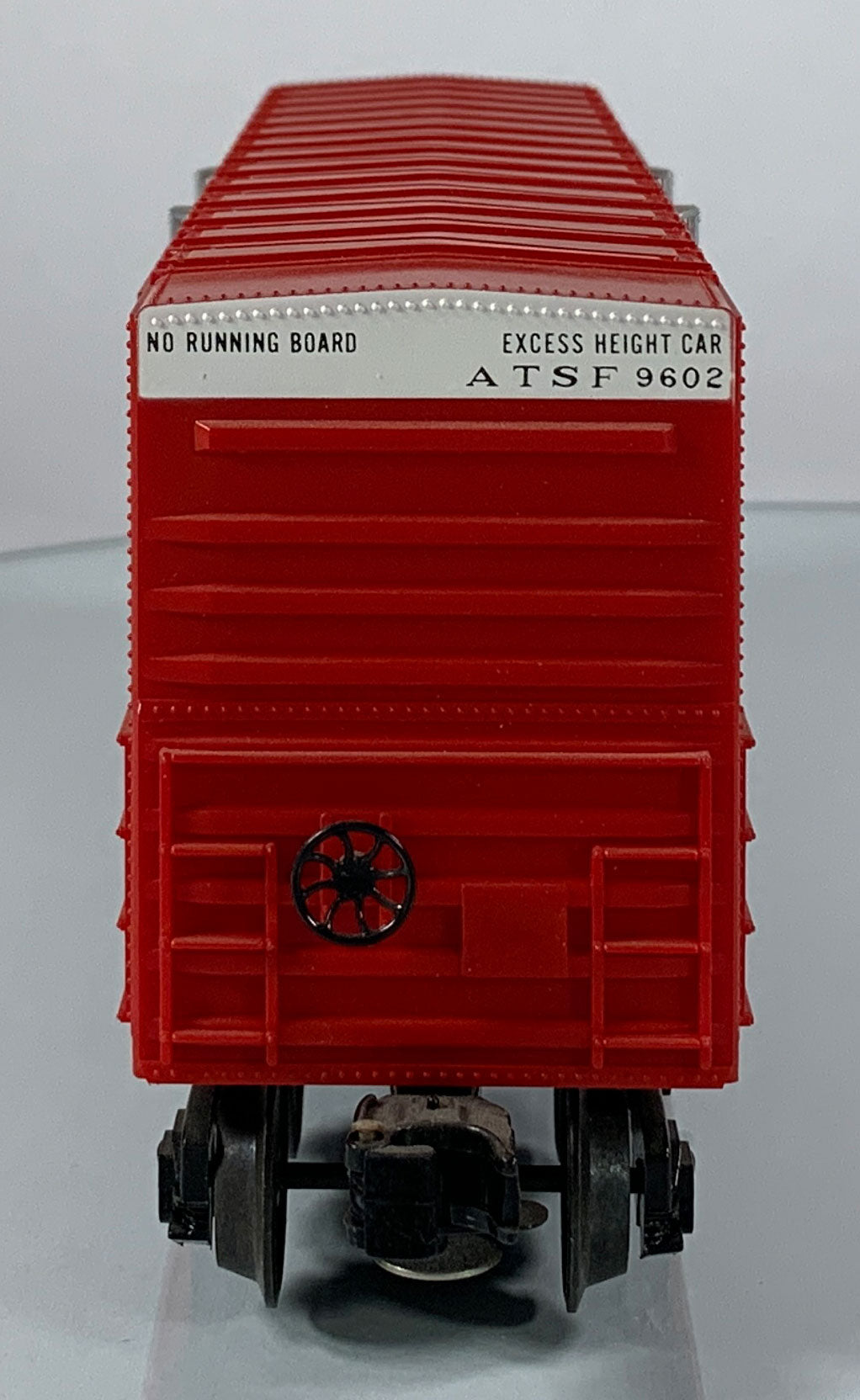 LIONEL • O GAUGE • 1976 Santa Fe Hi-Cube Boxcar 6-9602 • EX COND • LNOS