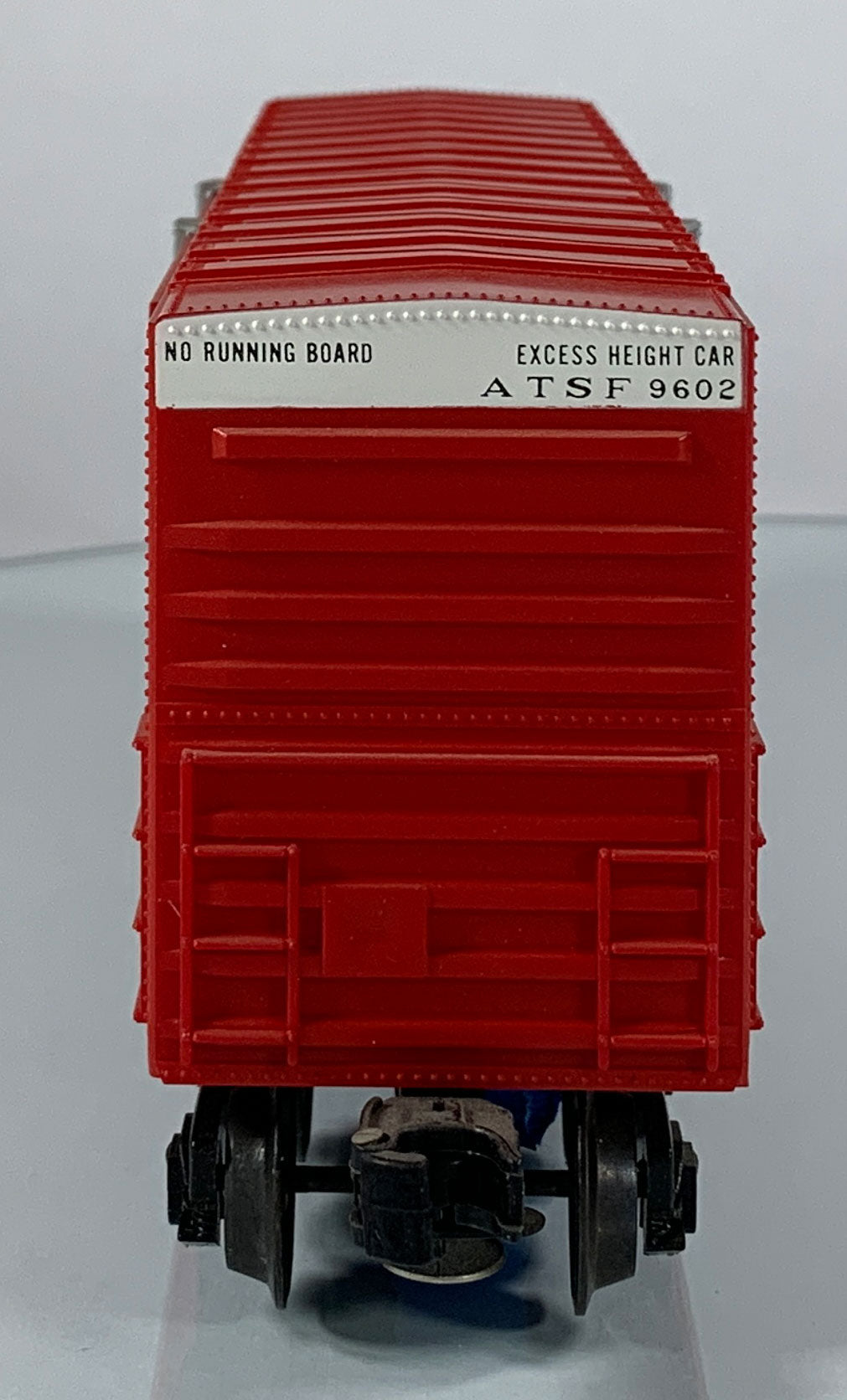 LIONEL • O GAUGE • 1976 Santa Fe Hi-Cube Boxcar 6-9602 • EX COND • LNOS