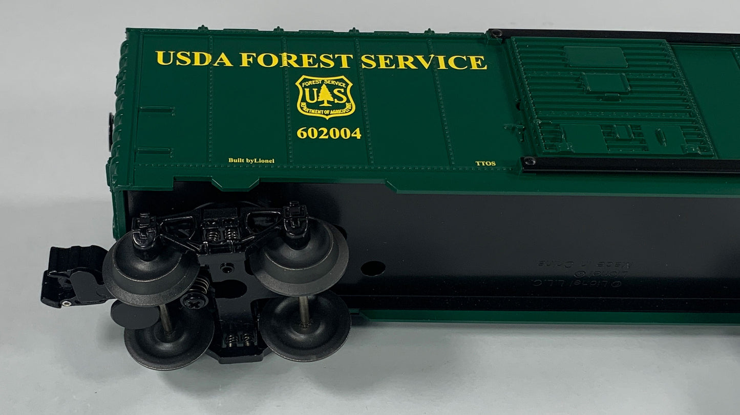 LIONEL • O GAUGE • 2004 Smokey the Bear and USDA Forest Service Boxcar 6-52335 • NEW OLD STOCK