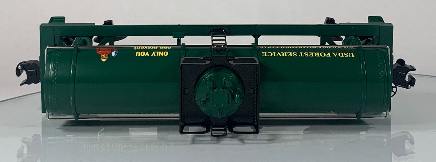 LIONEL • O GAUGE • 2004 Smokey the Bear 60th Birthday – USDA Forest Service Single Dome Tank Car 6-52334 • NEW OLD STOCK