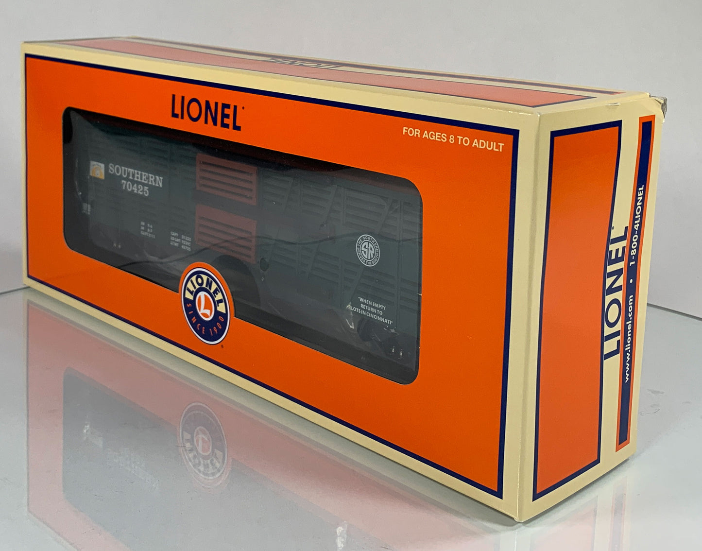 LIONEL • O GAUGE • LOTS 2004 Southern Stock Car w Pig Sounds 6-52342 • NEW OLD STOCK
