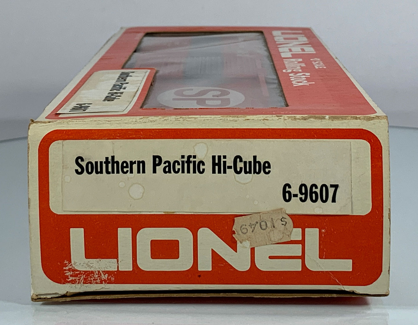 LIONEL • O GAUGE • 1976 Southern Pacific Hi-Cube Boxcar 6-9607 • EX COND • LNOS