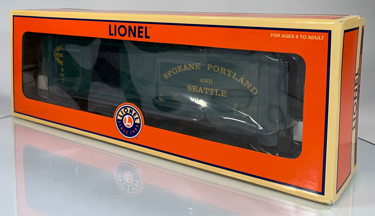 LIONEL • O GAUGE • 2007 Spokane Portland & Seattle Double Door Boxcar 6-52425 • NEW OLD STOCK