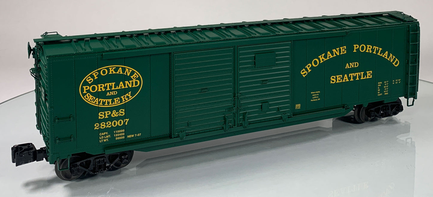 LIONEL • O GAUGE • 2007 Spokane Portland & Seattle Double Door Boxcar 6-52425 • NEW OLD STOCK