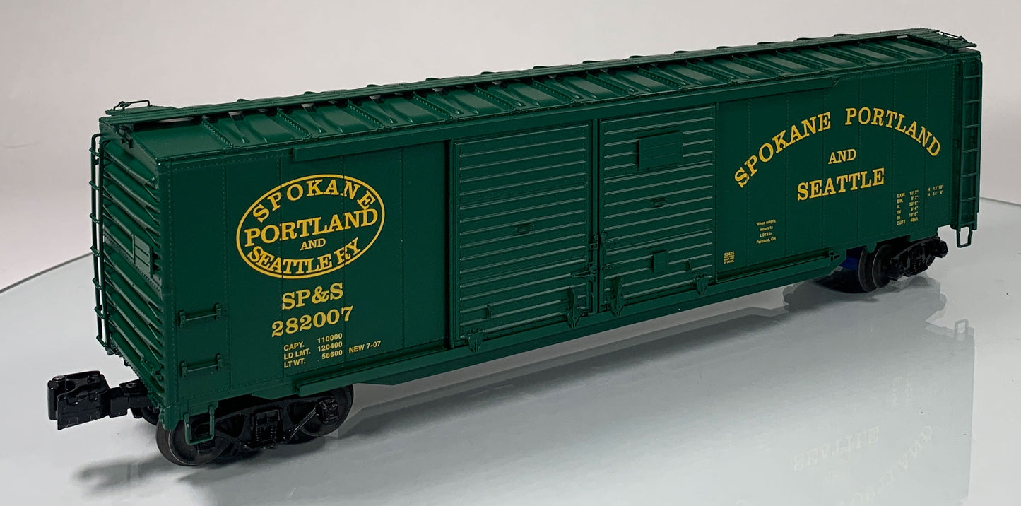 LIONEL • O GAUGE • 2007 Spokane Portland & Seattle Double Door Boxcar 6-52425 • NEW OLD STOCK