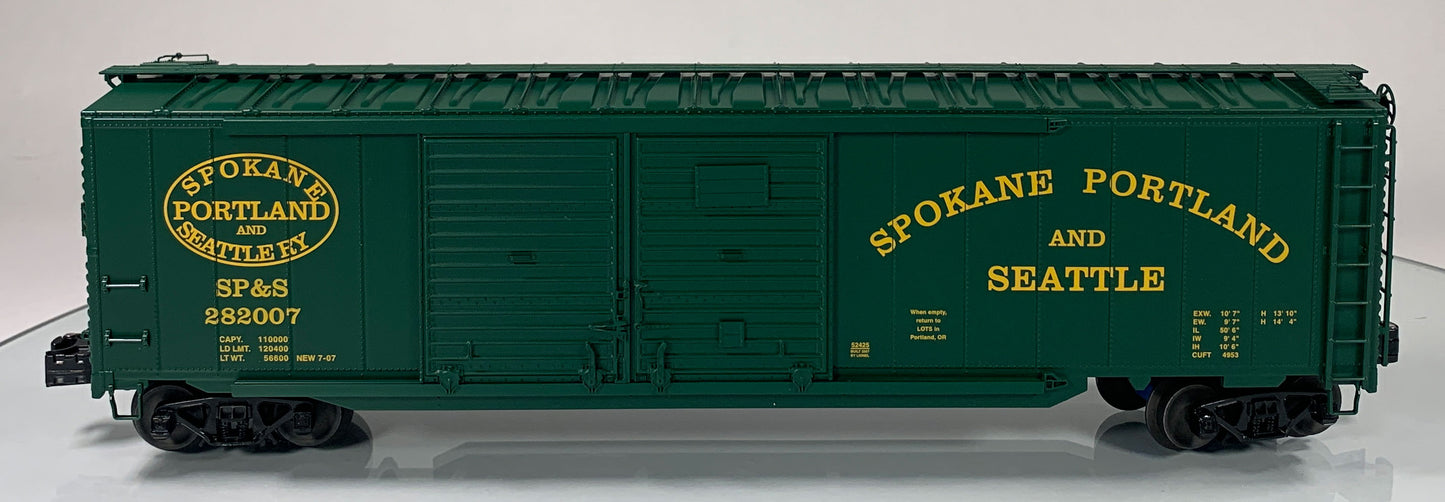 LIONEL • O GAUGE • 2007 Spokane Portland & Seattle Double Door Boxcar 6-52425 • NEW OLD STOCK