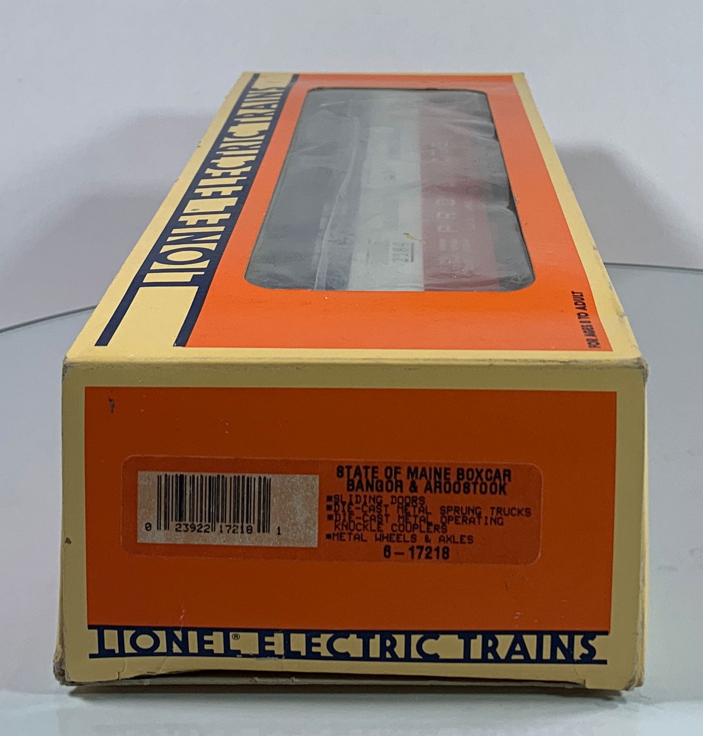 LIONEL • O GAUGE • 1995 State of Maine – Bangor & Aroostook Boxcar 6-17218 • LIKE NEW