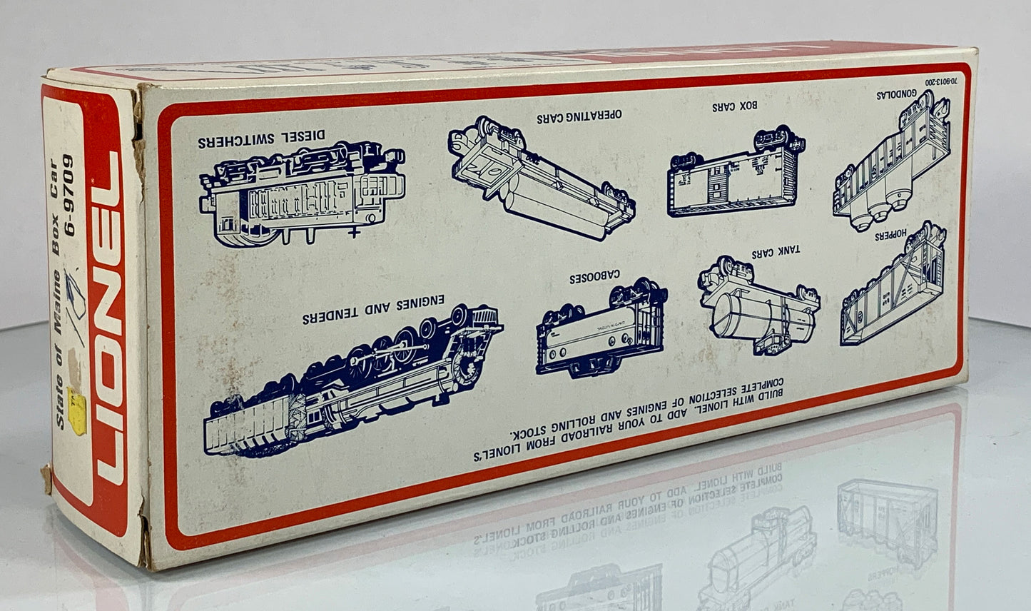 LIONEL • O GAUGE • 1972 State of Maine Bangor and Aroostook Boxcar 6-9709 • EX COND hi