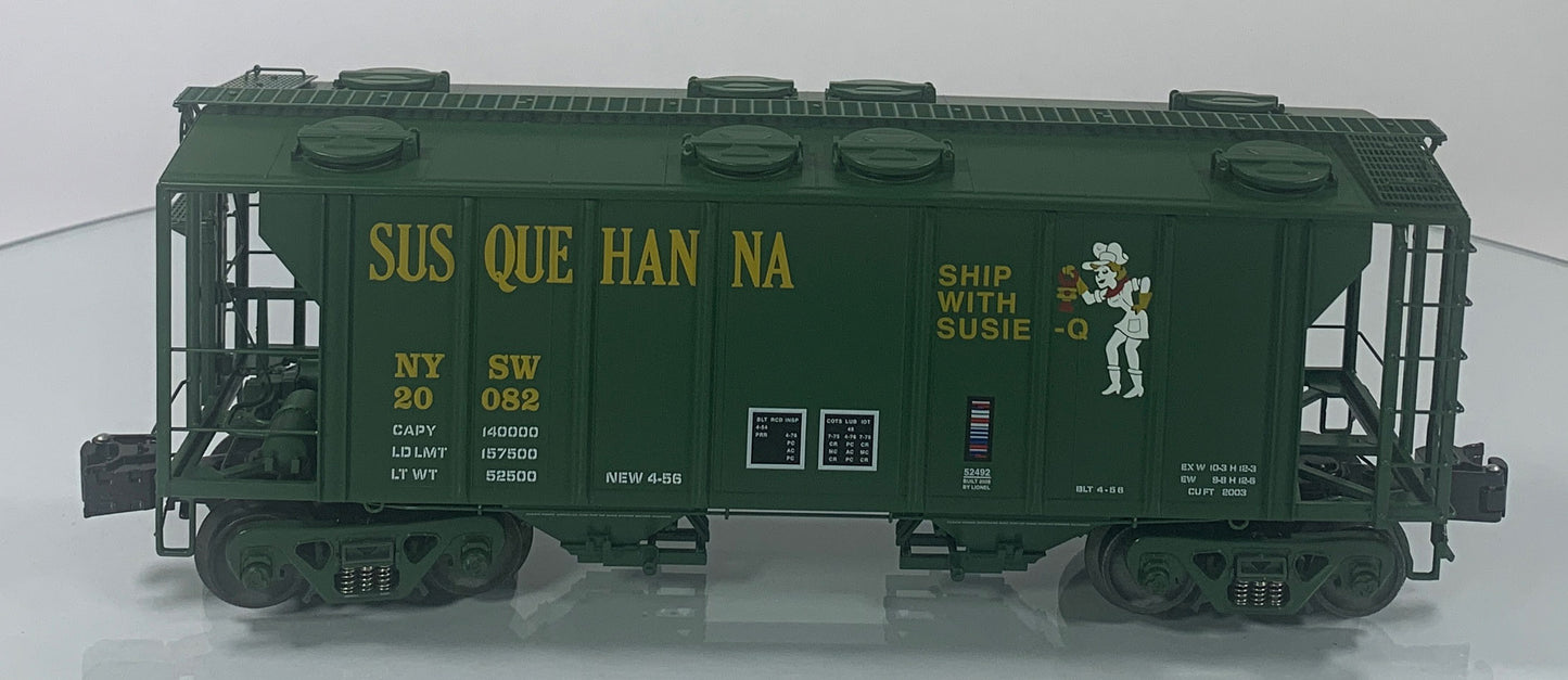 LIONEL • O GAUGE • LCCA 2008 PS-2 Convention Susquehanna & Ontario Northland Hoppers 6-52491 • 2-PACK • NEW OLD STOCK