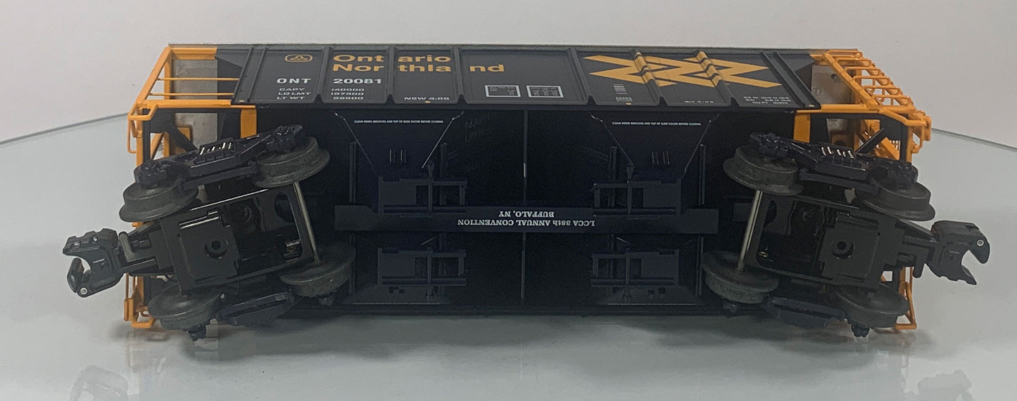 LIONEL • O GAUGE • LCCA 2008 PS-2 Convention Susquehanna & Ontario Northland Hoppers 6-52491 • 2-PACK • NEW OLD STOCK