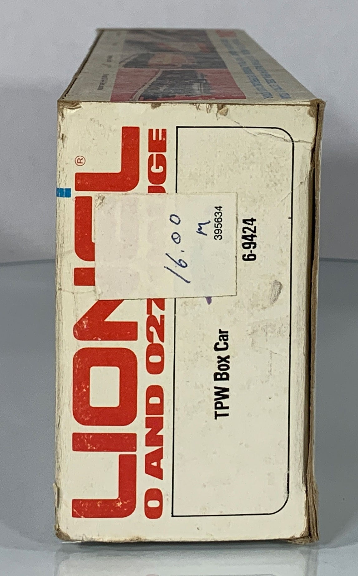 LIONEL • O GAUGE • 1980 TPW Toledo Peoria Western Boxcar 6-9424 • NEW OLD STOCK