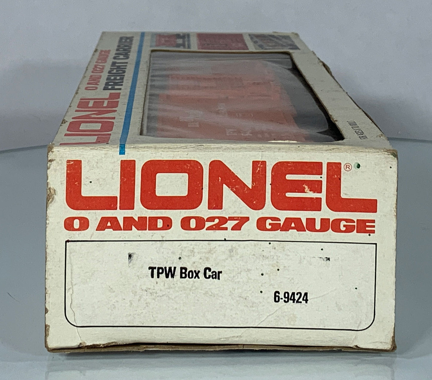 LIONEL • O GAUGE • 1980 TPW Toledo Peoria Western Boxcar 6-9424 • NEW OLD STOCK