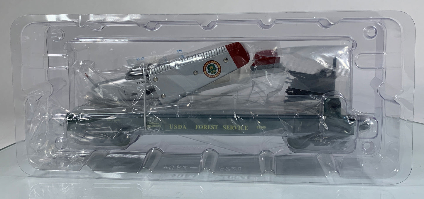 LIONEL • O GAUGE • 2008 TTOS Smokey the Bear Flat Car w Beechcraft Airplane 6-52505 • NEW OLD STOCK