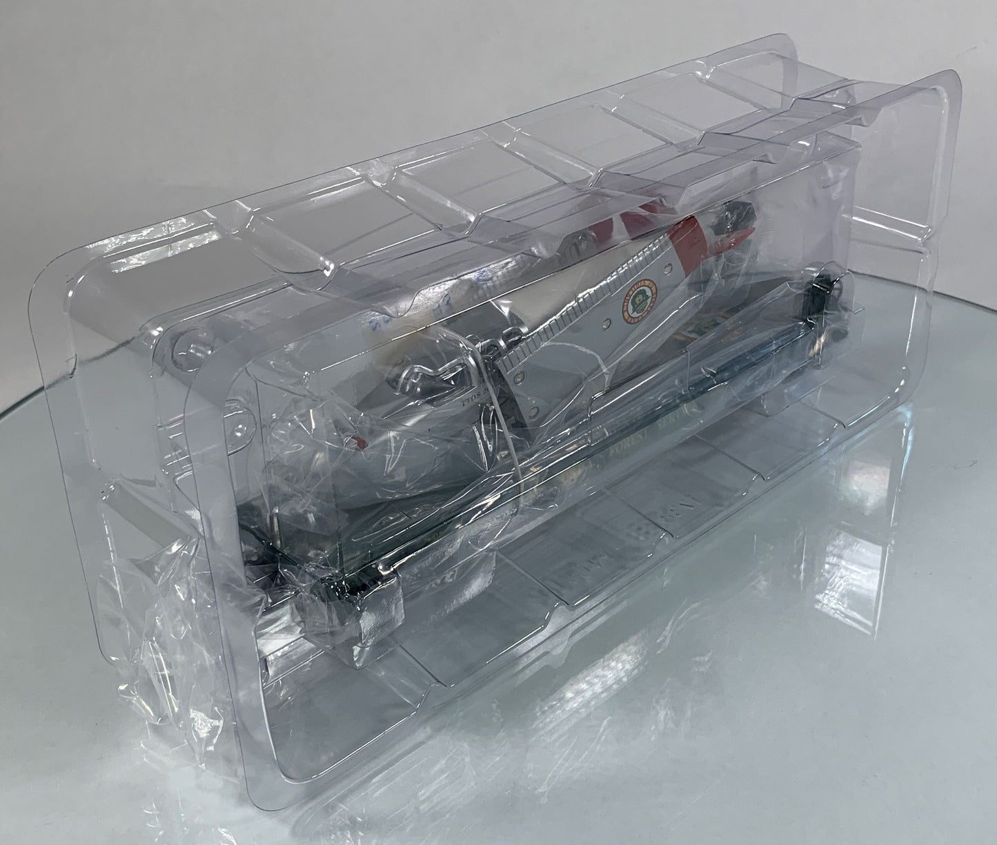 LIONEL • O GAUGE • 2008 TTOS Smokey the Bear Flat Car w Beechcraft Airplane 6-52505 • NEW OLD STOCK