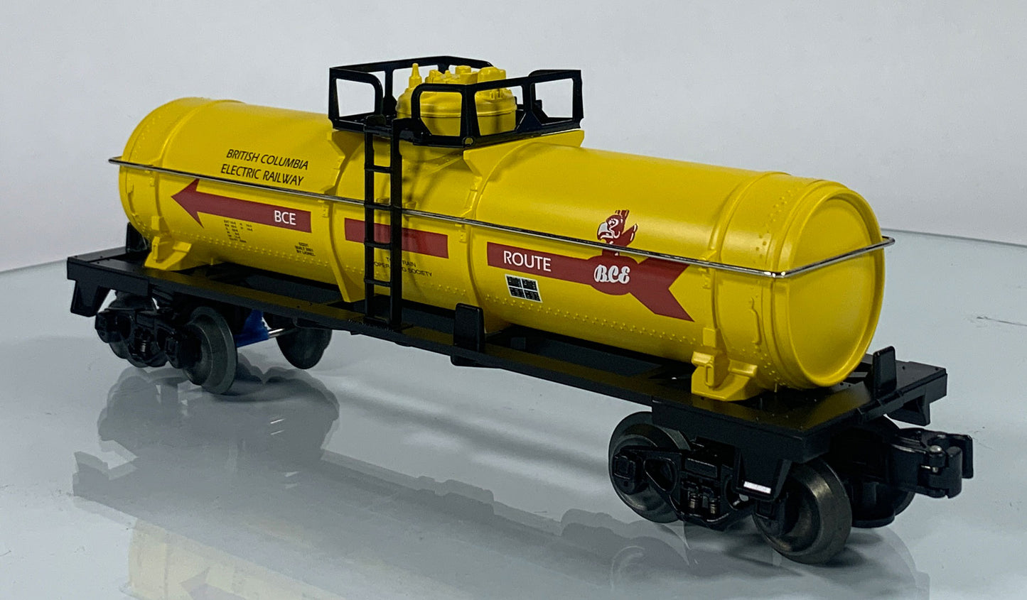 LIONEL • O GAUGE • 2001 TTOS British Colombia Electric Railway Single Dome Tank Car 6-52231 • NEW OLD STOCK