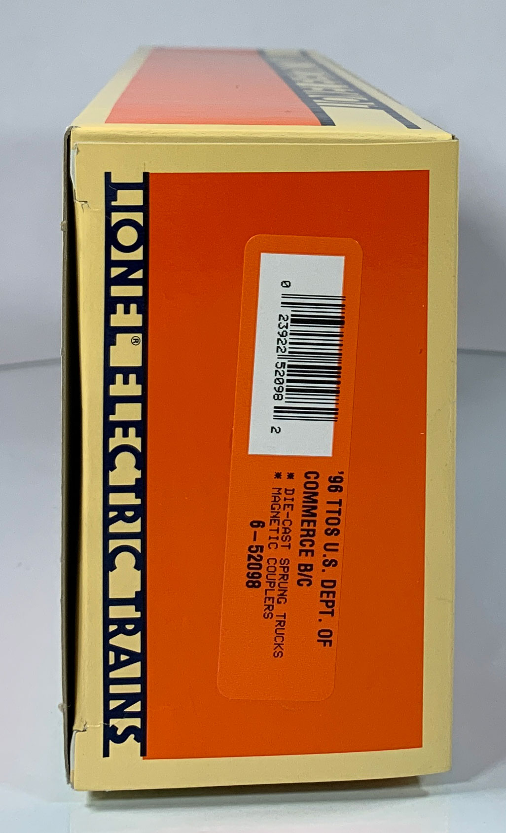 LIONEL • O GAUGE • 1996 TTOS US Department of Commerce 6-52098 • EX COND