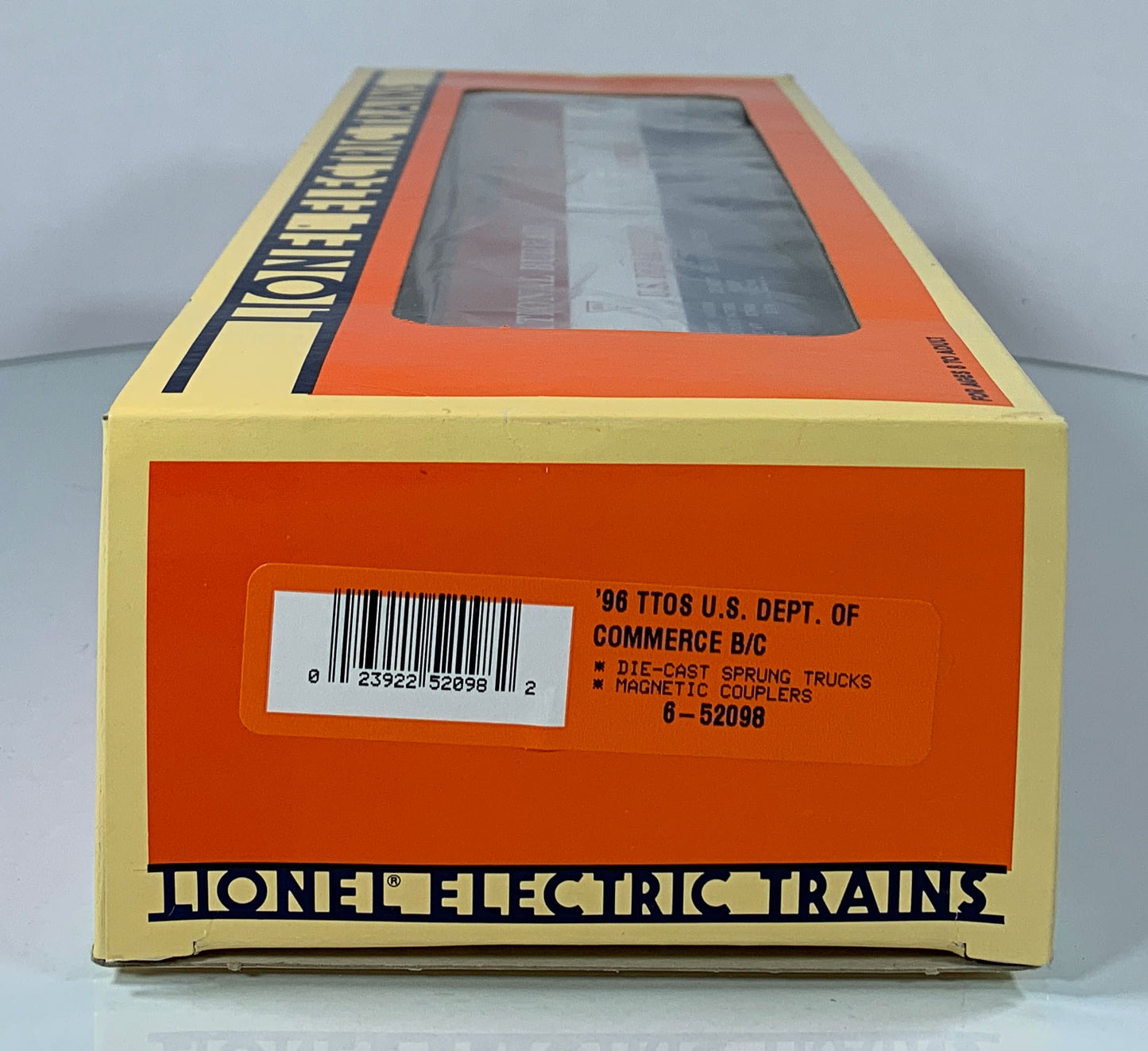 LIONEL • O GAUGE • 1996 TTOS US Department of Commerce 6-52098 • EX COND