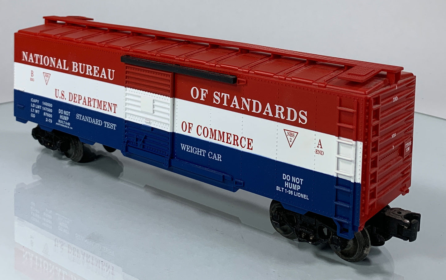 LIONEL • O GAUGE • 1996 TTOS US Department of Commerce 6-52098 • EX COND