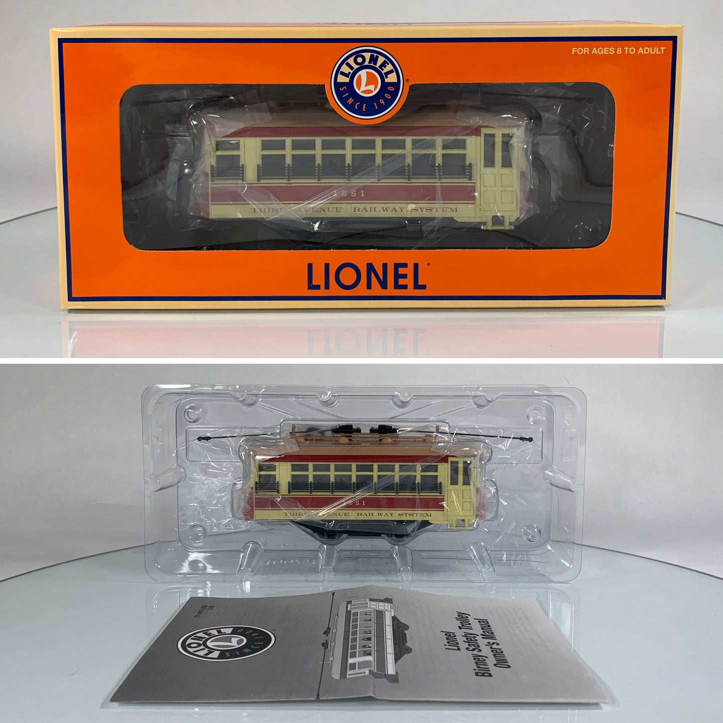 LIONEL • O GAUGE • 2006 Third Avenue Railway Trolley 6-28415 • NEW OLD STOCK