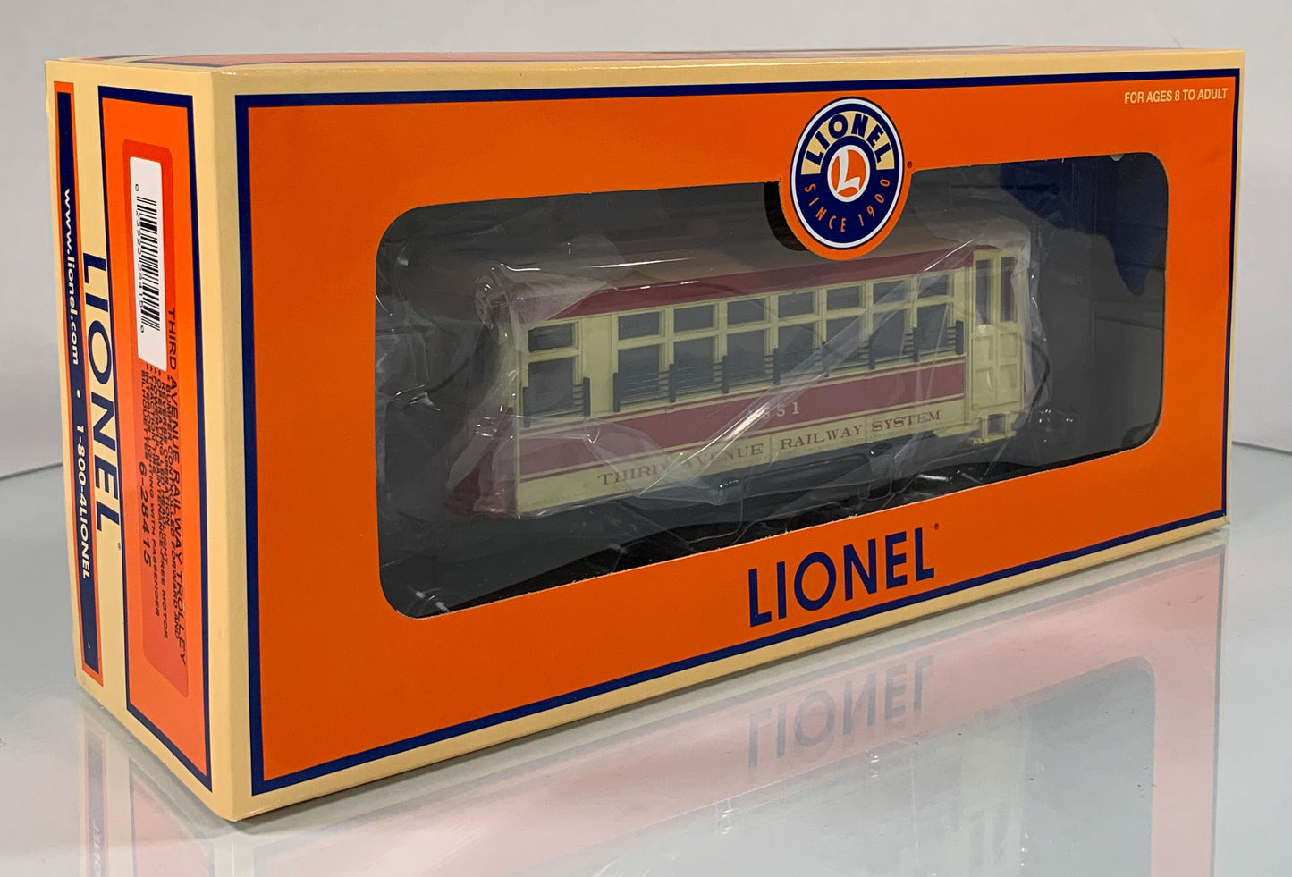 LIONEL • O GAUGE • 2006 Third Avenue Railway Trolley 6-28415 • NEW OLD STOCK