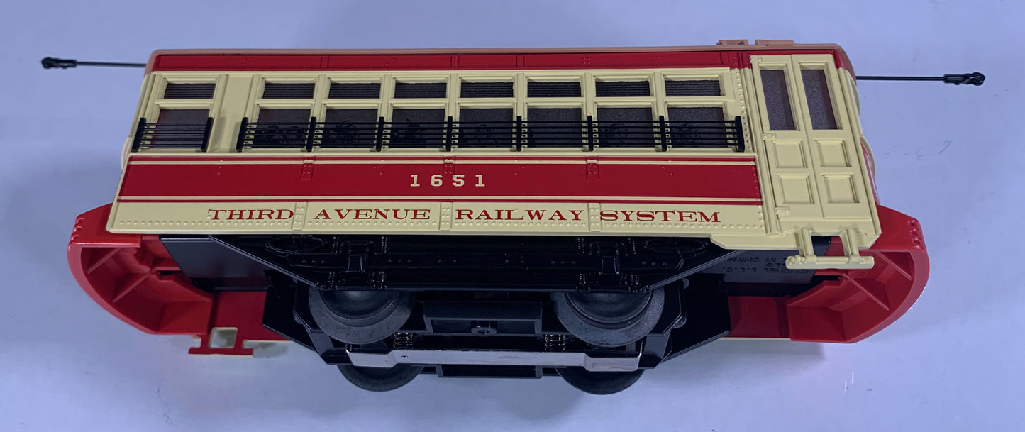 LIONEL • O GAUGE • 2006 Third Avenue Railway Trolley 6-28415 • NEW OLD STOCK