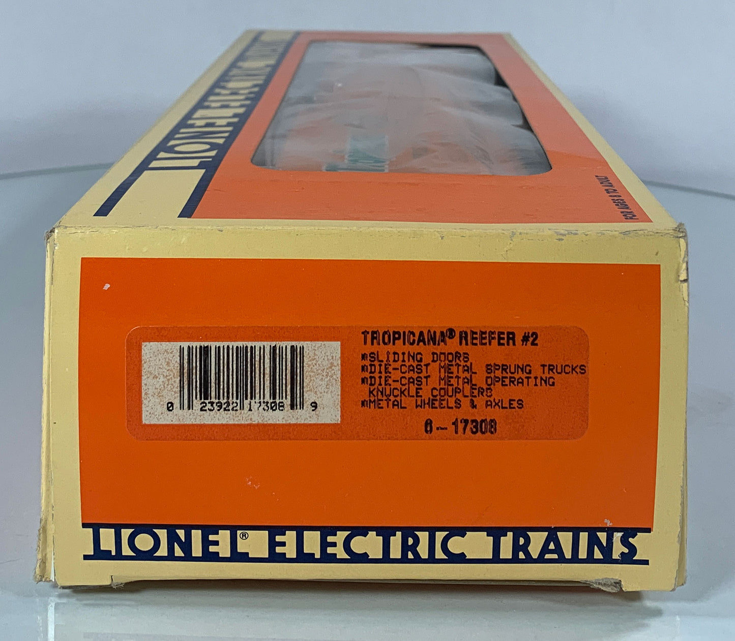 LIONEL • O GAUGE • 1996 Tropicana Reefer #2 6-17308 • EX COND