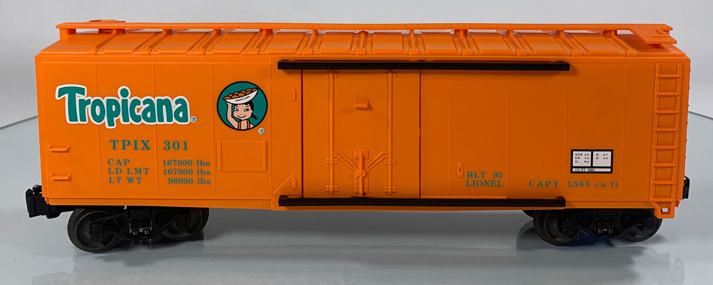 LIONEL • O GAUGE • 1996 Tropicana Reefer #2 6-17308 • EX COND