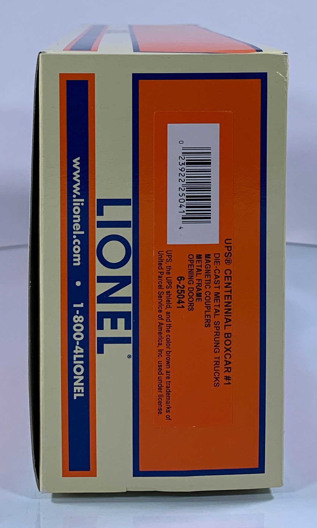 LIONEL • O GAUGE • 2006 UPS Centennial Boxcar #1 6-25041 • NEW OLD STOCK