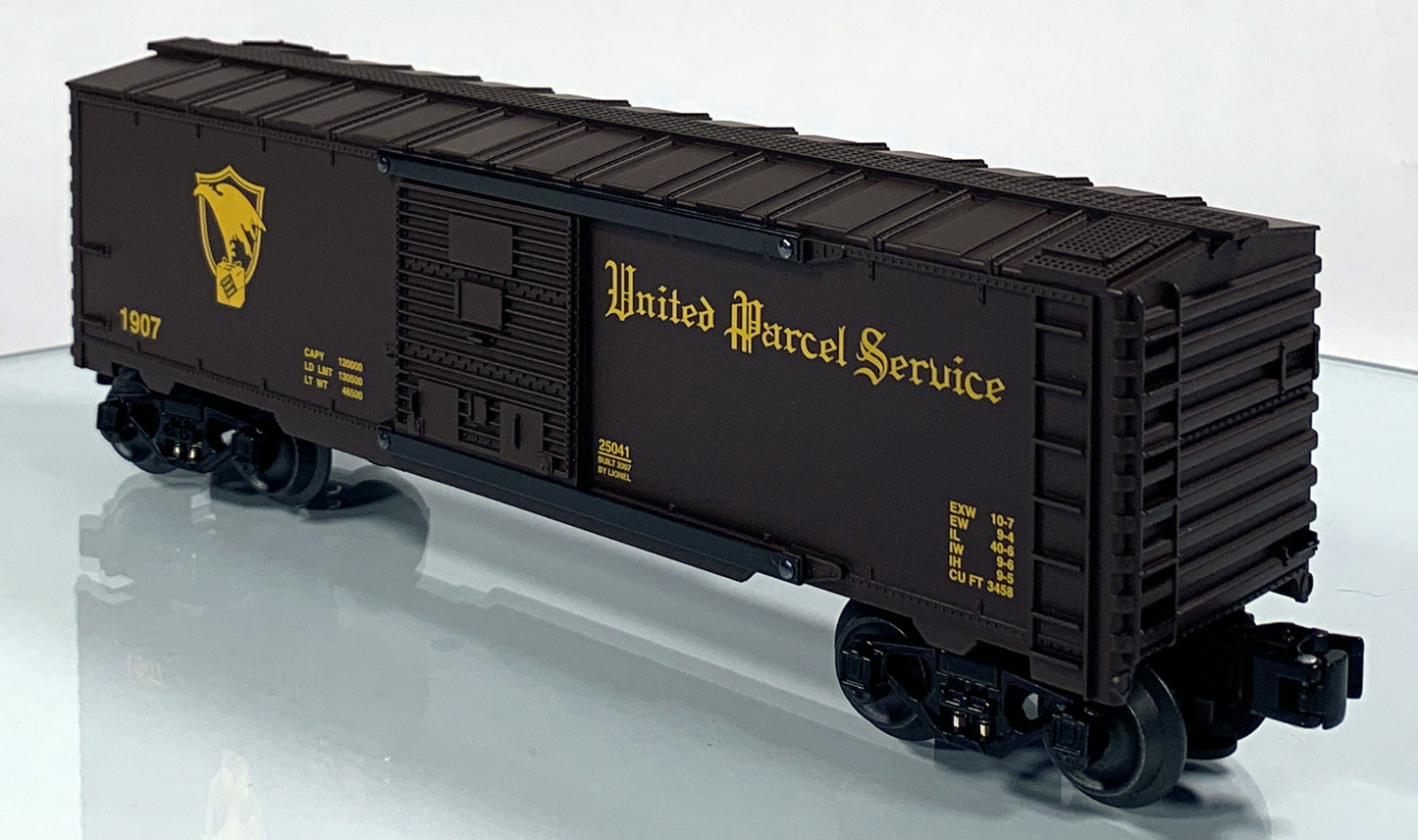LIONEL • O GAUGE • 2006 UPS Centennial Boxcar #1 6-25041 • NEW OLD STOCK