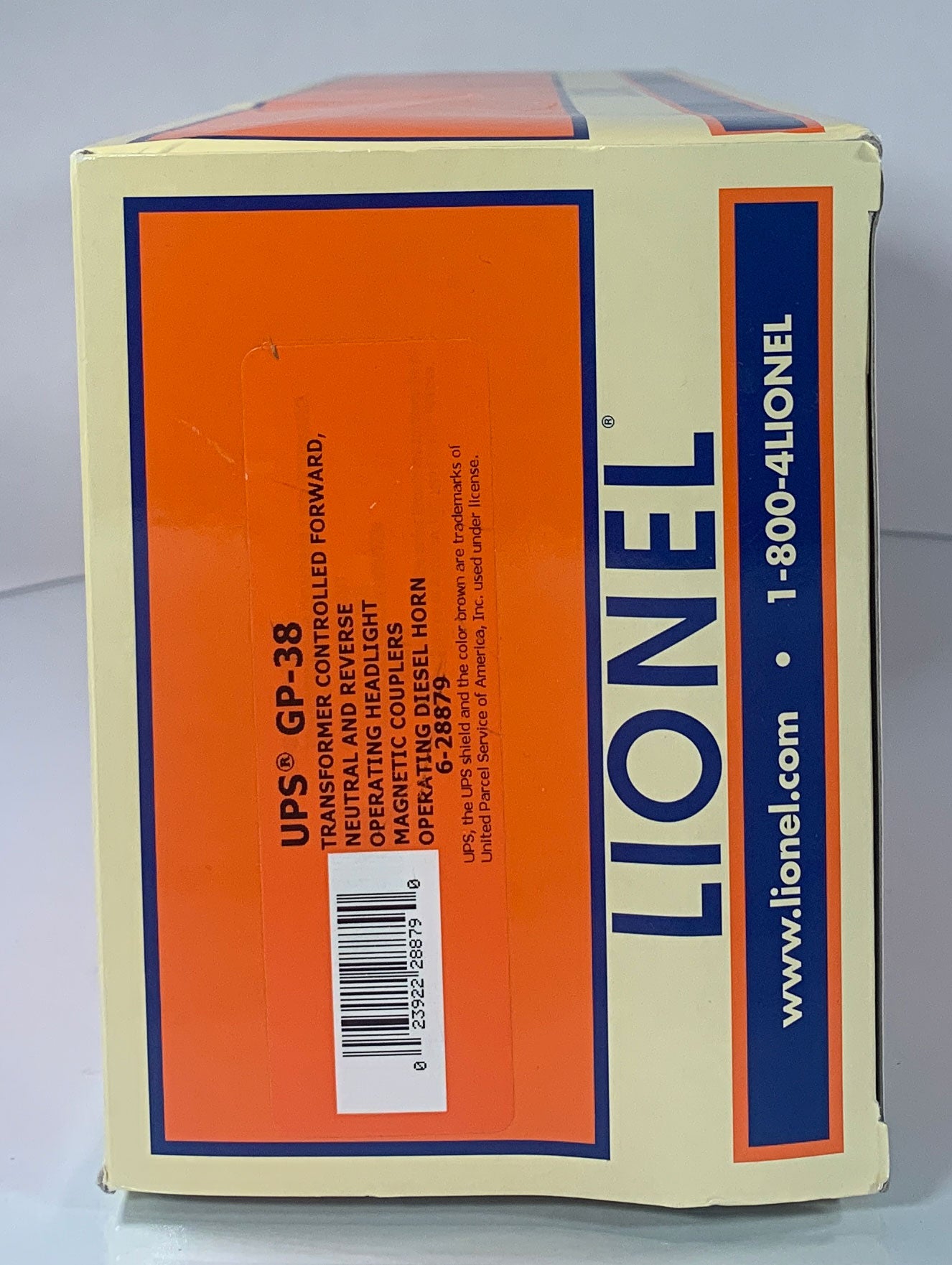 LIONEL • O GAUGE • 2007 UPS Centennial Edition GP-38 6-28879 • NEW OLD STOCK