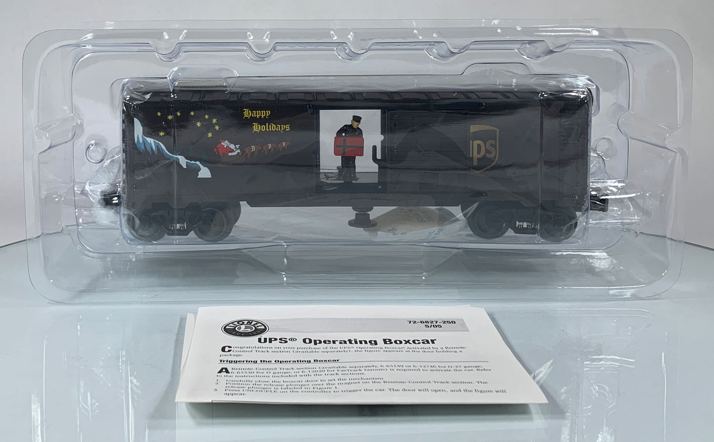 LIONEL • O GAUGE • 2005 UPS Holiday Operating Boxcar 6-26829 • NEW OLD STOCK