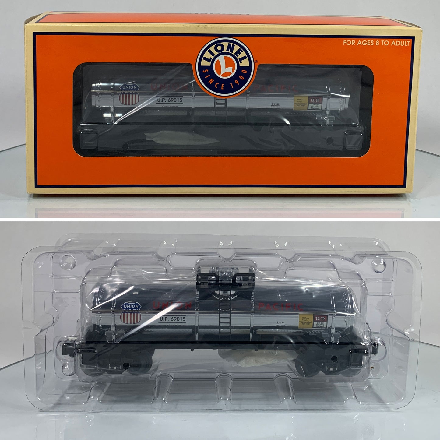 LIONEL • O GAUGE • 2002 Union Pacific Single Dome Tank Car 6-26132 • NEW OLD STOCK