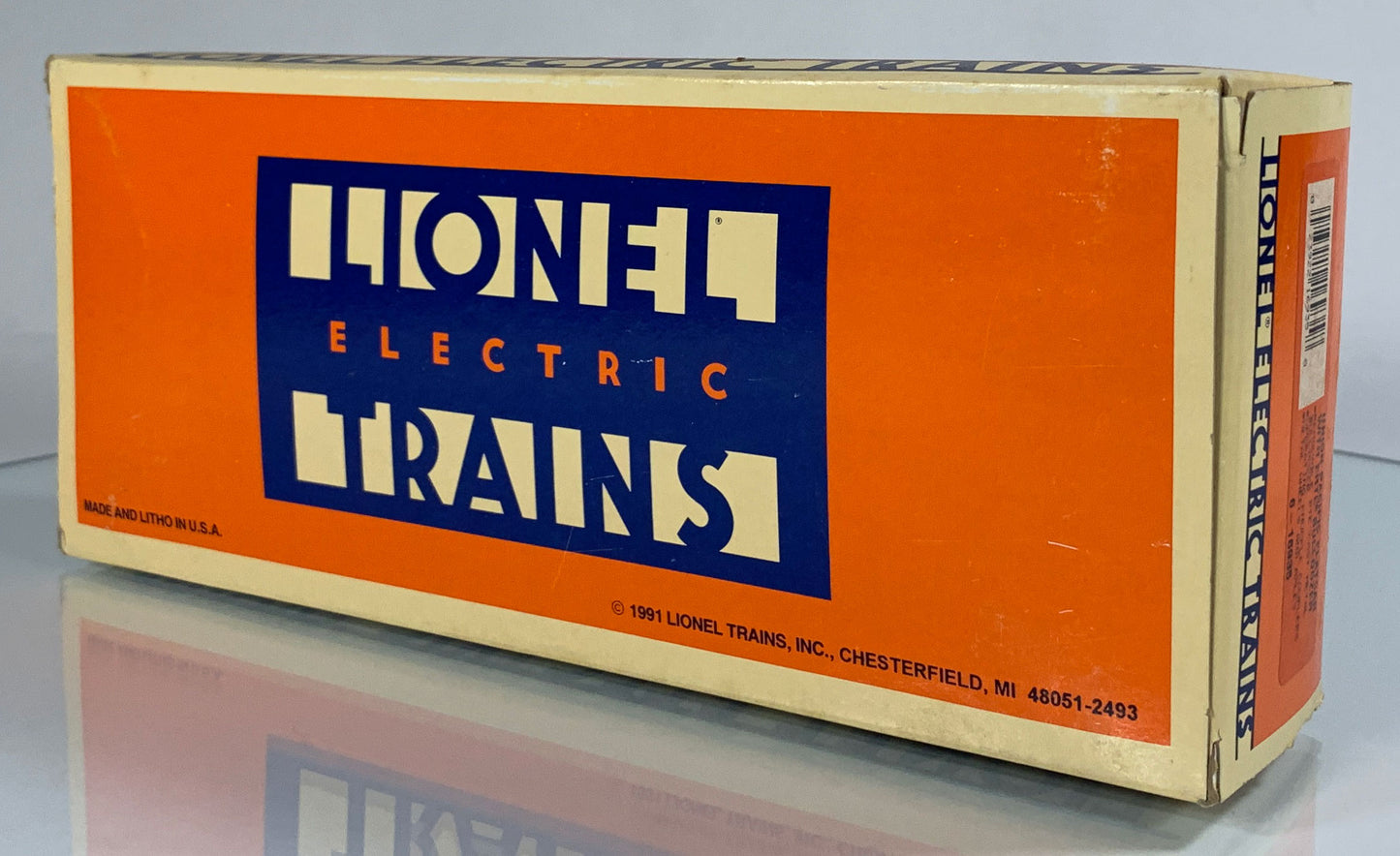 LIONEL • O GAUGE • 1995 Union Pacific Flatcar w Ertl Bulldozer 6-16935 • NEW OLD STOCK
