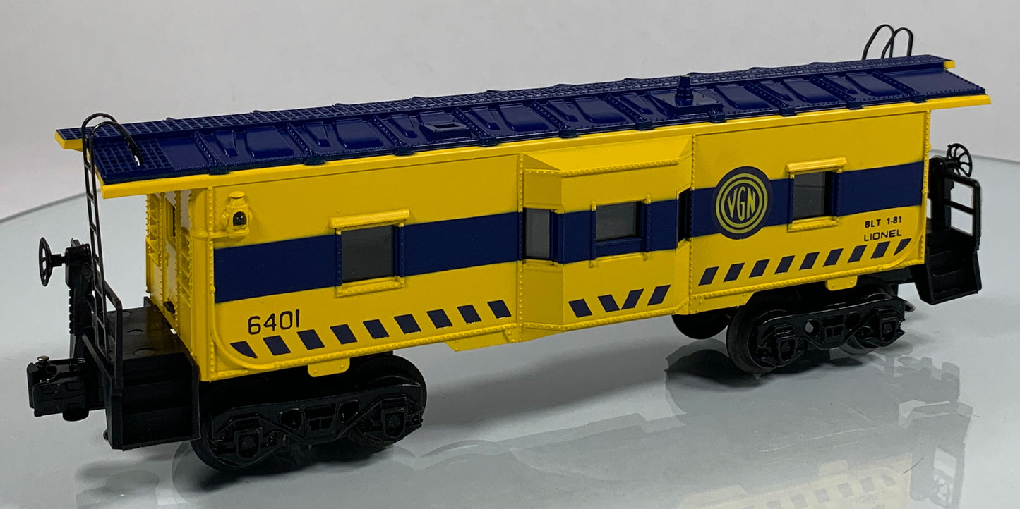 LIONEL • O GAUGE • 1981 Virginian Bay Window Caboose 6-6401 • EX COND