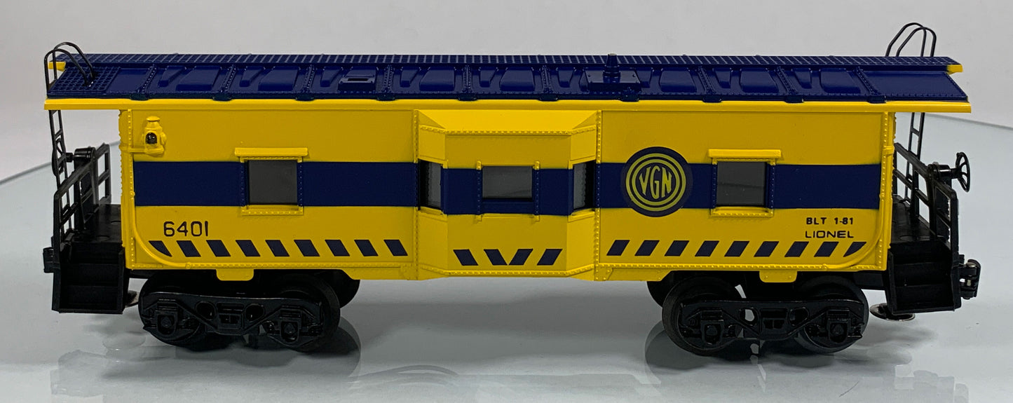 LIONEL • O GAUGE • 1981 Virginian Bay Window Caboose 6-6401 • EX COND